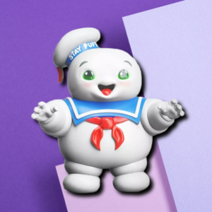 Stay Puft Marshmallow Man 3D Printed Figurine - Ghostbusters Desk Statue and Collectible Gift
