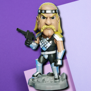 Retro Sci-Fi Warrior Stylized Collectible Figurine
