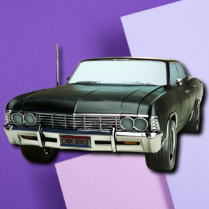 1967 Chevrolet Impala Sport Sedan Diecast Model - Iconic Muscle Car Desk Collectible