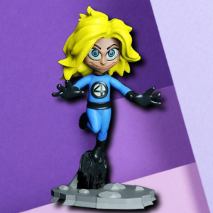 Invisible Woman Invisible Girl Fantastic Four Stylized 3D Printed Miniature Statue
