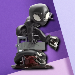 Chibi Symbiote Spider-Man & Venom Desk Statue - Premium 3D Printed Collectible