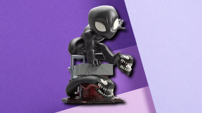 Chibi Symbiote Spider-Man & Venom Desk Statue - Premium 3D Printed Collectible