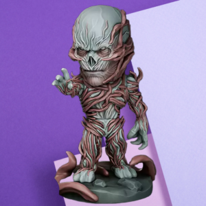 Vecna Chibi Horror Figure - 3D Printed Stranger Things Inspired Desk Statue