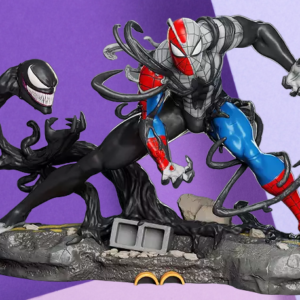 Marvel Symbiote Spider-Man vs Venom 3D Printed Collector’s Statue