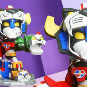 Voltron Defender of the Universe Stylized 3D Printed Statue – Iconic Retro Anime Collectible