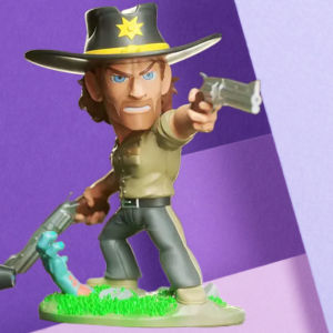 Stylized Zombie Hunter Sheriff Collectible Figure - Ideal Desk Decor and RPG Miniature