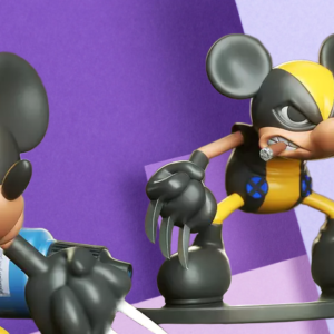 Mickey Mouse x Wolverine Mashup 3D Printed Collector Statue