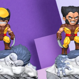 Wolverine Chibi Statue 3D Printed Model – Marvel X-Men Collector Figurine