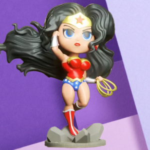 Chibi Wonder Woman Collectible Figurine - Premium 3D Printed Desk Decor