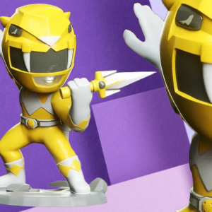 Yellow Ranger Chibi Desktop Statue - Power Rangers Collectible Figurine