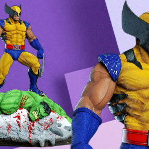 Wolverine vs. Hulk Premium 3D Printed Statue – Iconic Marvel Comic Collector’s Display Piece