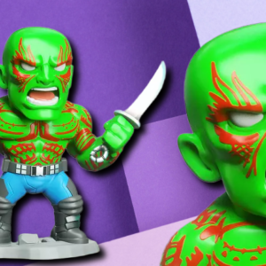 Drax the Destroyer Collectible Chibi Figure | Guardians of the Galaxy Desk Decor