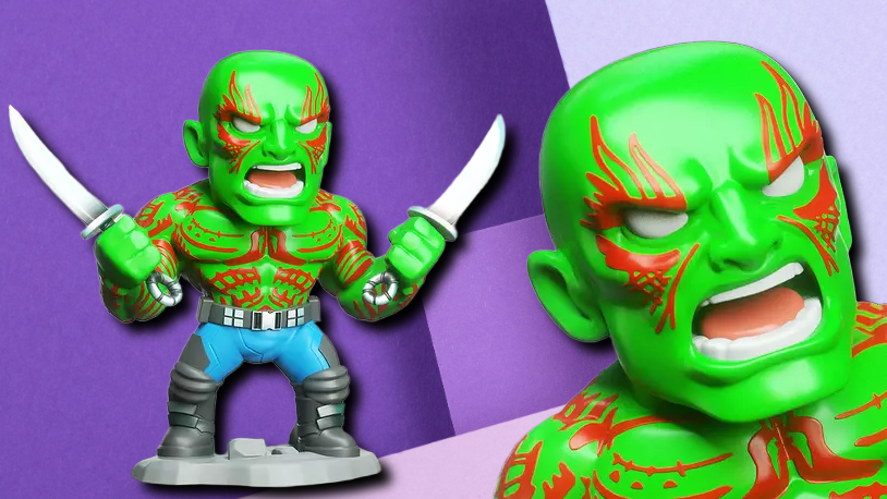 Drax the Destroyer Collectible Chibi Figure | Guardians of the Galaxy Desk Decor