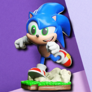 Sonic the Hedgehog 3D Printed Statue – High-Detail Gaming Desk Display