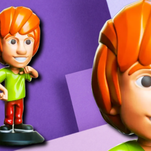 Shaggy Rogers 3D Printed Statue – Scooby-Doo Collector’s Desktop Figurine