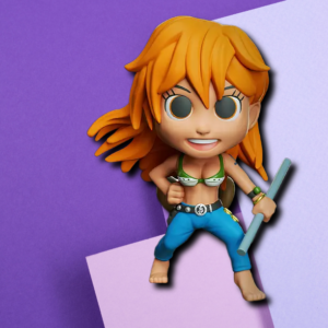 One Piece Nami Chibi Vinyl Figure - Premium Anime Desk Collectible