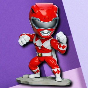 Red Power Ranger Chibi Desk Figurine - Custom 3D Printed Collectible
