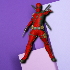Deadpool Action Pose 3D Printed Statue | Marvel Collectible Gaming Miniature