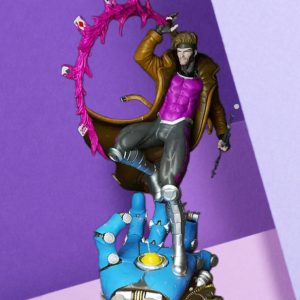 Marvel Gambit X-Men Collector Figure: 3D Printed Statue with Kinetic Energy Effect