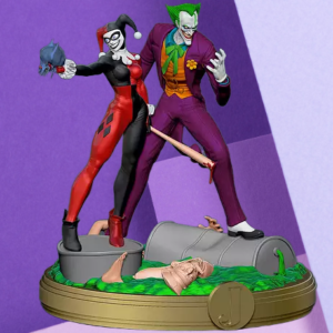Joker and Harley Quinn Premium 3D Printed Statue | DC Comics Collectible Figurine