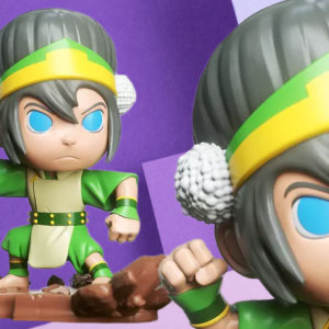 Toph Beifong Chibi 3D Printed Statue – Avatar: The Last Airbender Collector Figure