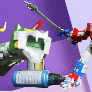Voltron Defender of the Universe 3D Printed Statue & Desktop Collectible