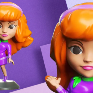 Daphne Blake Chibi Style 3D Printed Figurine - Scooby-Doo Fan Collectible